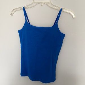 Express blue ladies tank top